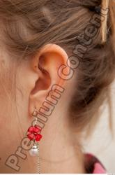 Ear Woman White Jewel Average